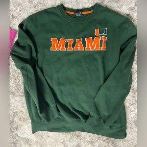 Miami U sweater size L